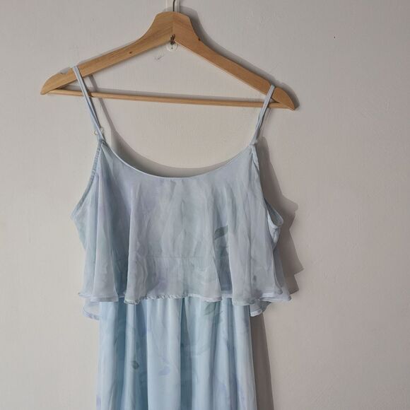 Show Me Your Mumu Caitlin Ruffle Maxi Dress Women's Size Small - Picture 4 of 8